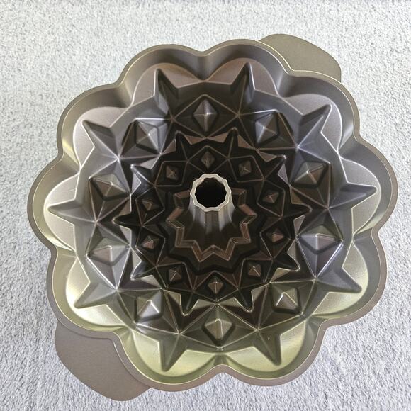 Anolon Diamond Star Shaped Fluted Baking Bake Cake Pan Mold Non Stick Vintge - Picture 2 of 4